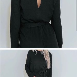 Kittenish black jumpsuit